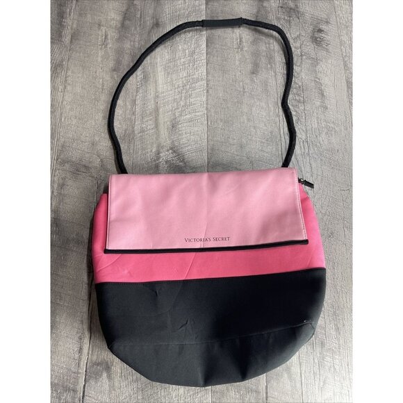 Victorias Secret Bag LARGE Insulated Neoprene Cooler Tote Pink Beach Straps - Picture 1 of 8